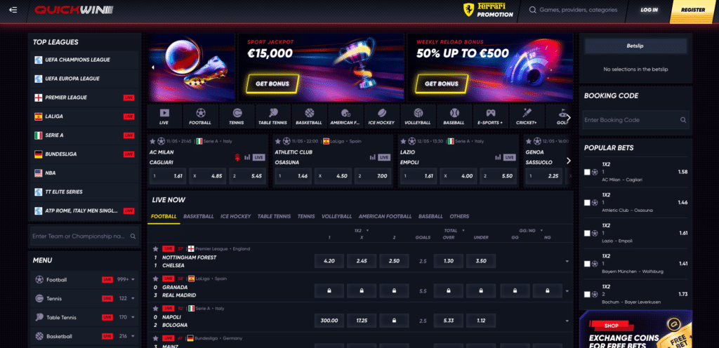 QuickWin Casino España La Mejor Experiencia de Juegos en Línea